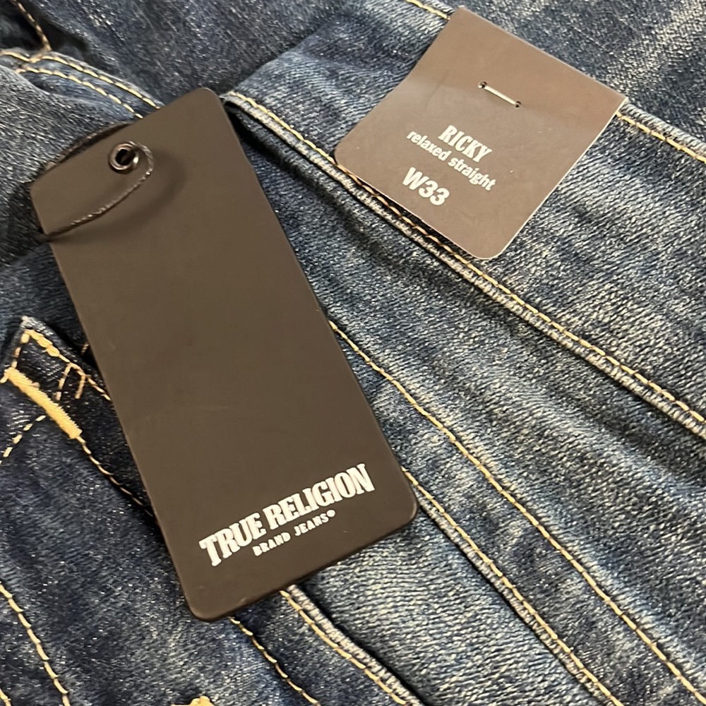 True Religion Ricky Jeans W33 holston medium wash - Picture 3 of 4